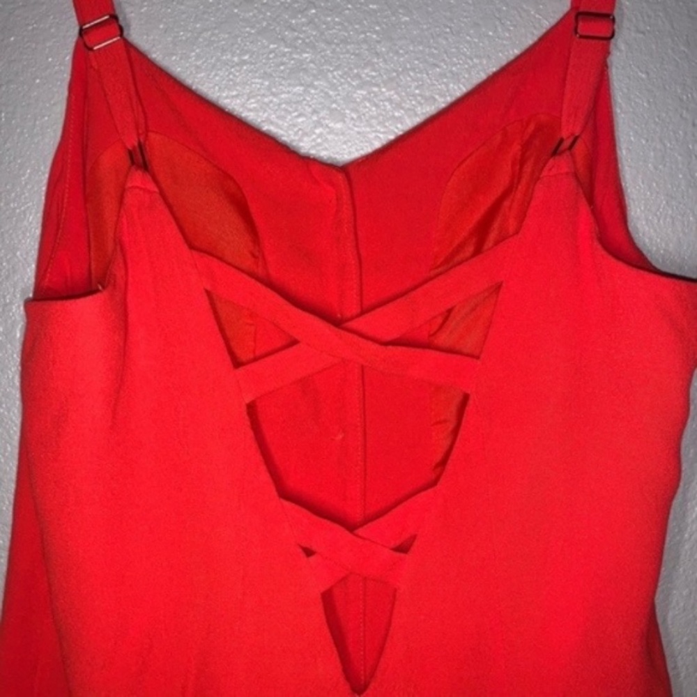 Forever 21 Red Midi Dress - Picture 5 of 8